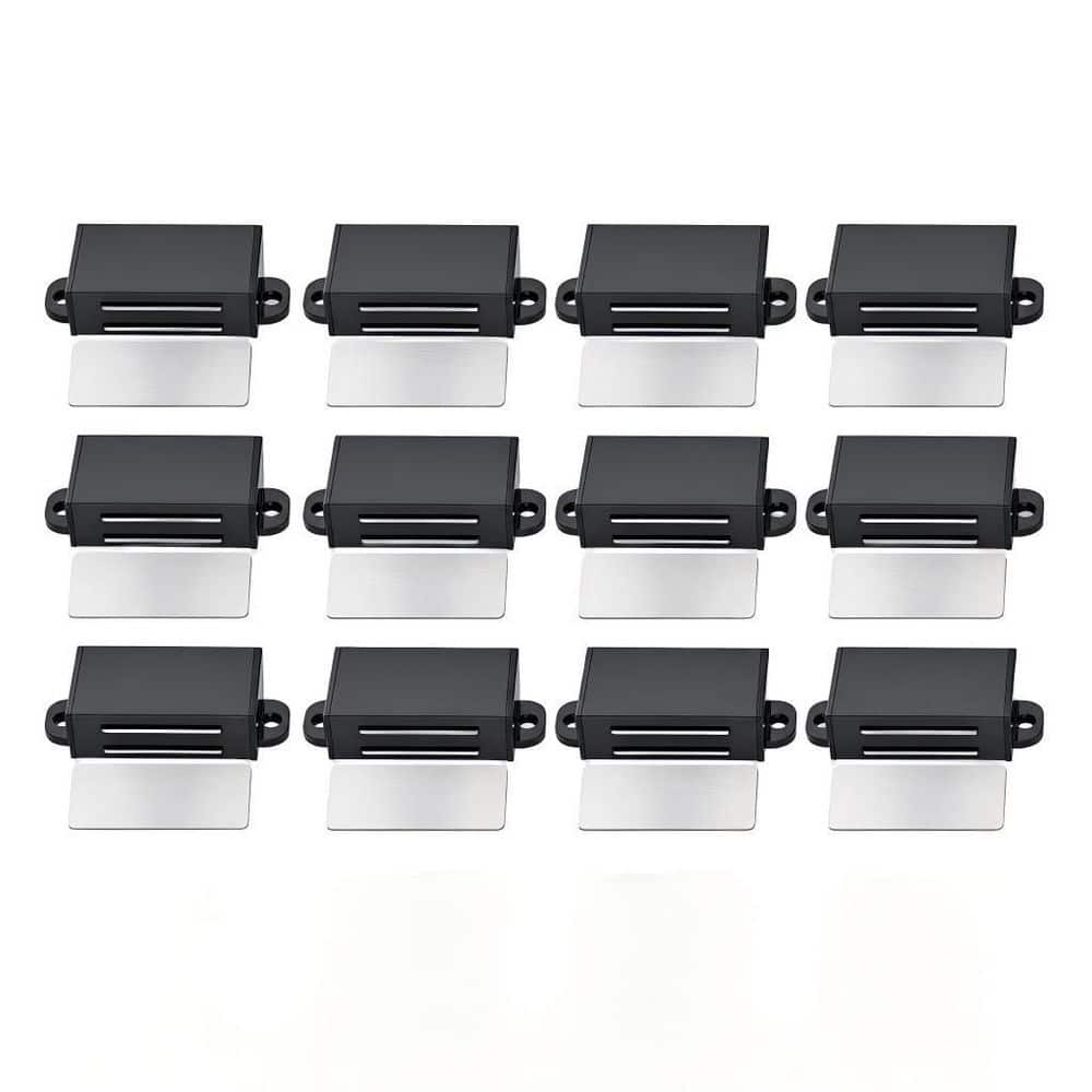 その他 Voltes V 33cm- Overseas item magnet type Numhew 12-Pack Black Adhesive Cabinet Door Magnet, Magnetic Door