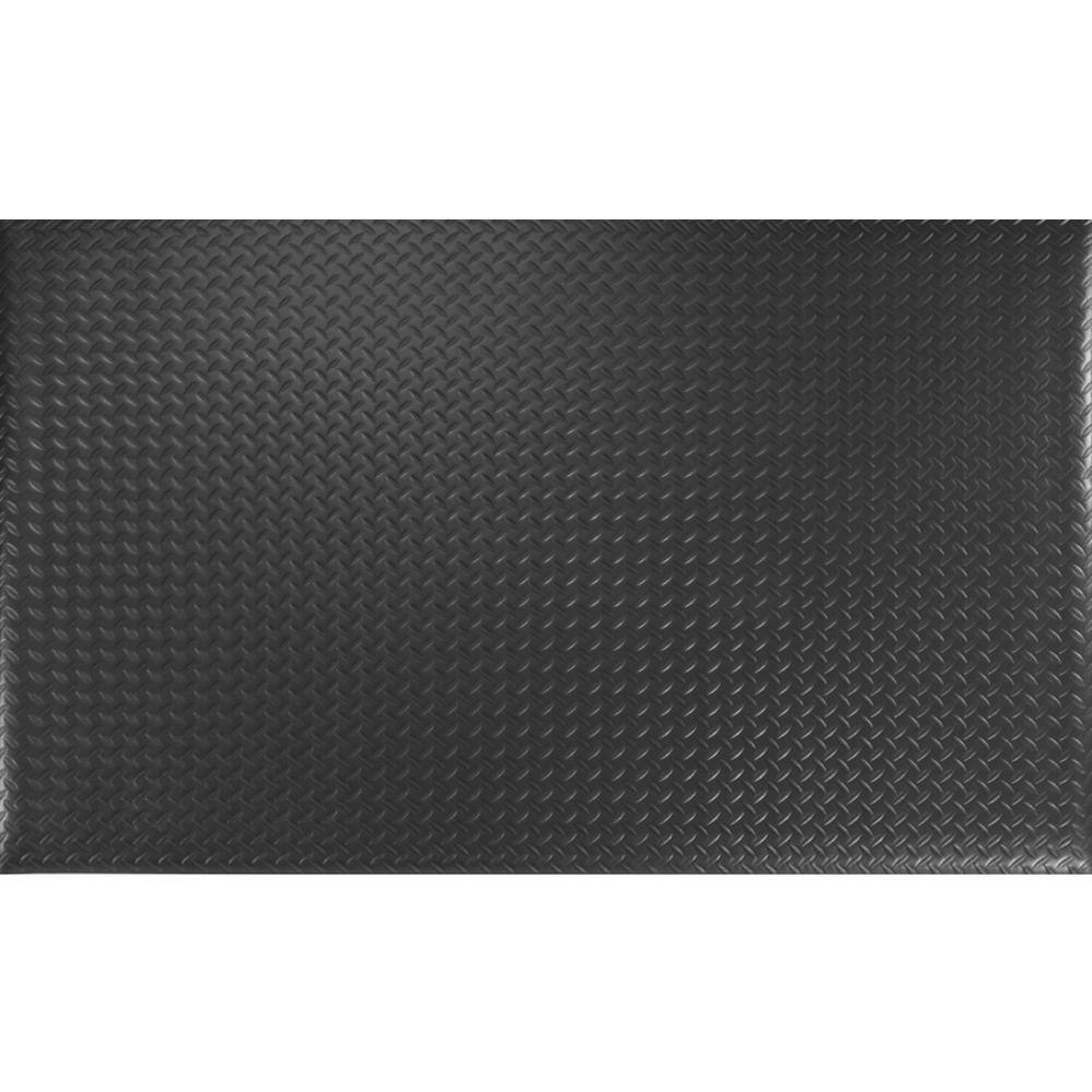 Soft Foot 1/2 in. Diamond DLX Black 3 ft. x 5 ft. Indoor/Outdoor Commercial Door Mat price history on PriceWatchPro