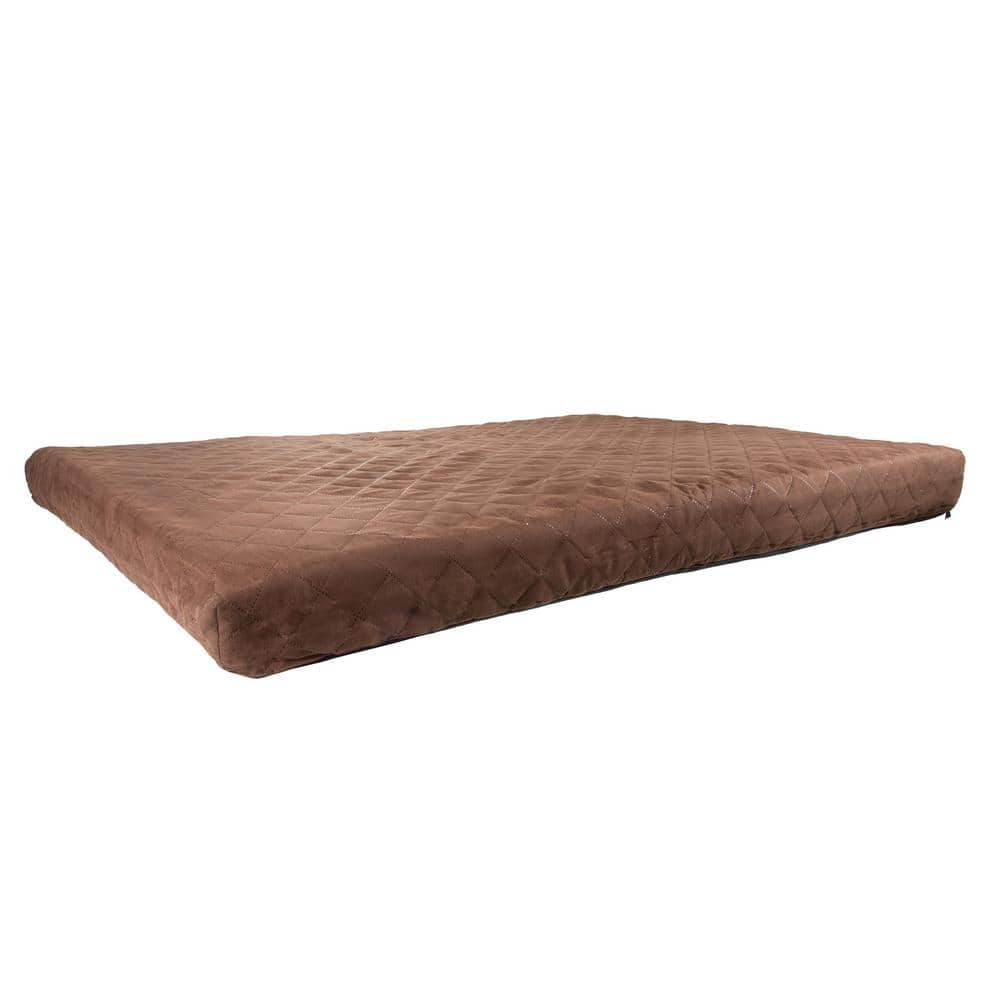 Extra Large Brown Orthopedic Memory Foam Waterproof Dog Bed