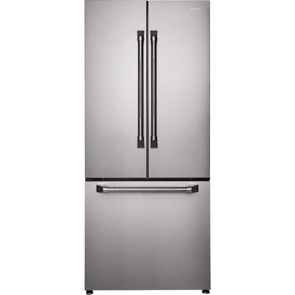 30 in. 17.5 cu. ft. Counter Depth French Door Refrigerator in Stainless Steel