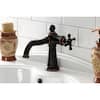 Nautical Single-Handle Single Hole Bathroom Faucet in Naples Bronze