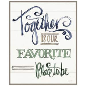 22 .50 in. x 27.75 in. Country Love VI Together Mother's Day Holiday Framed Canvas Wall Art