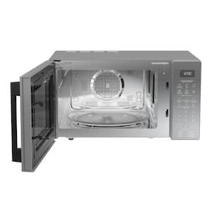 21 in. 1.0 cu. ft. Electric Built-In Microwave in Silver with Mirror Finish