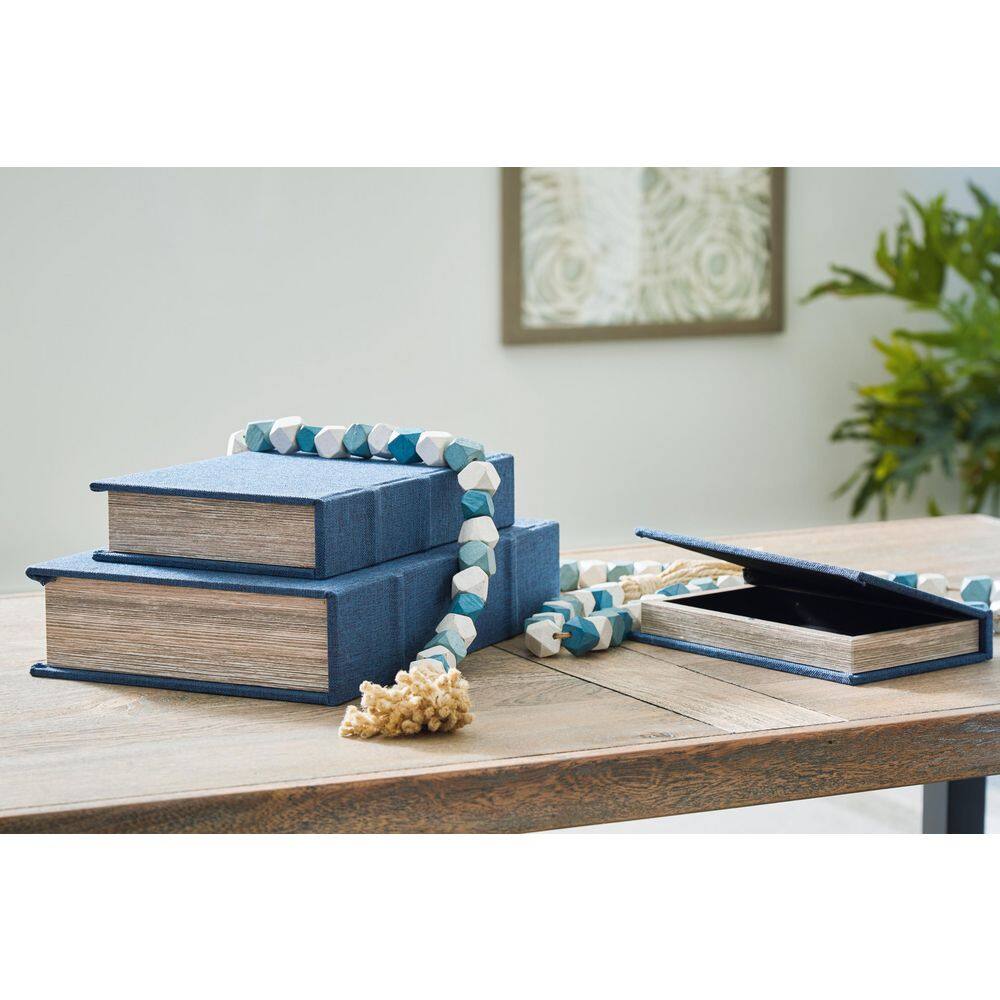 Jolina Faux Book Decorative Storage Box Set