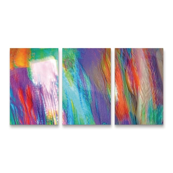 Trademark Fine Art 5-Fish Creative Dressing 3-Piece Panel Set Unframed Photography Wall Art 19 in. W. x 36 in.
