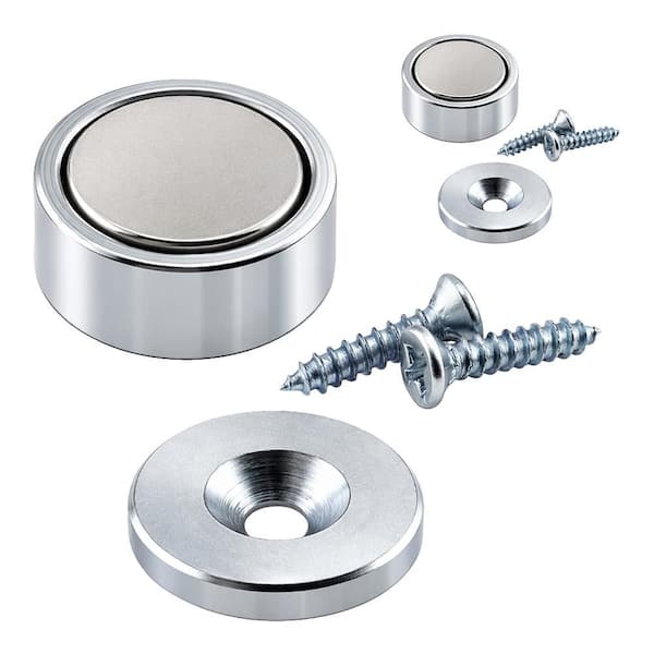 Master Magnet 16 lb. Pull Rare Earth Magnetic Latch Kit (2-Piece