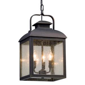 Chamberlain 3-Light Vintage Bronze Outdoor Pendant