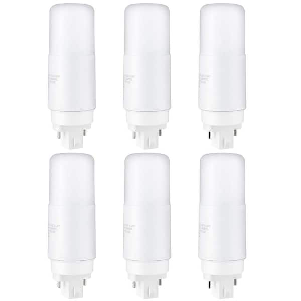 Sunlite 13-Watt Equivalent PLV Ballast Bypass G23 Base LED Light Bulb in Cool White 4000K (6-Pack)