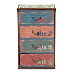 Amandine Multicolor Storage Cabinet
