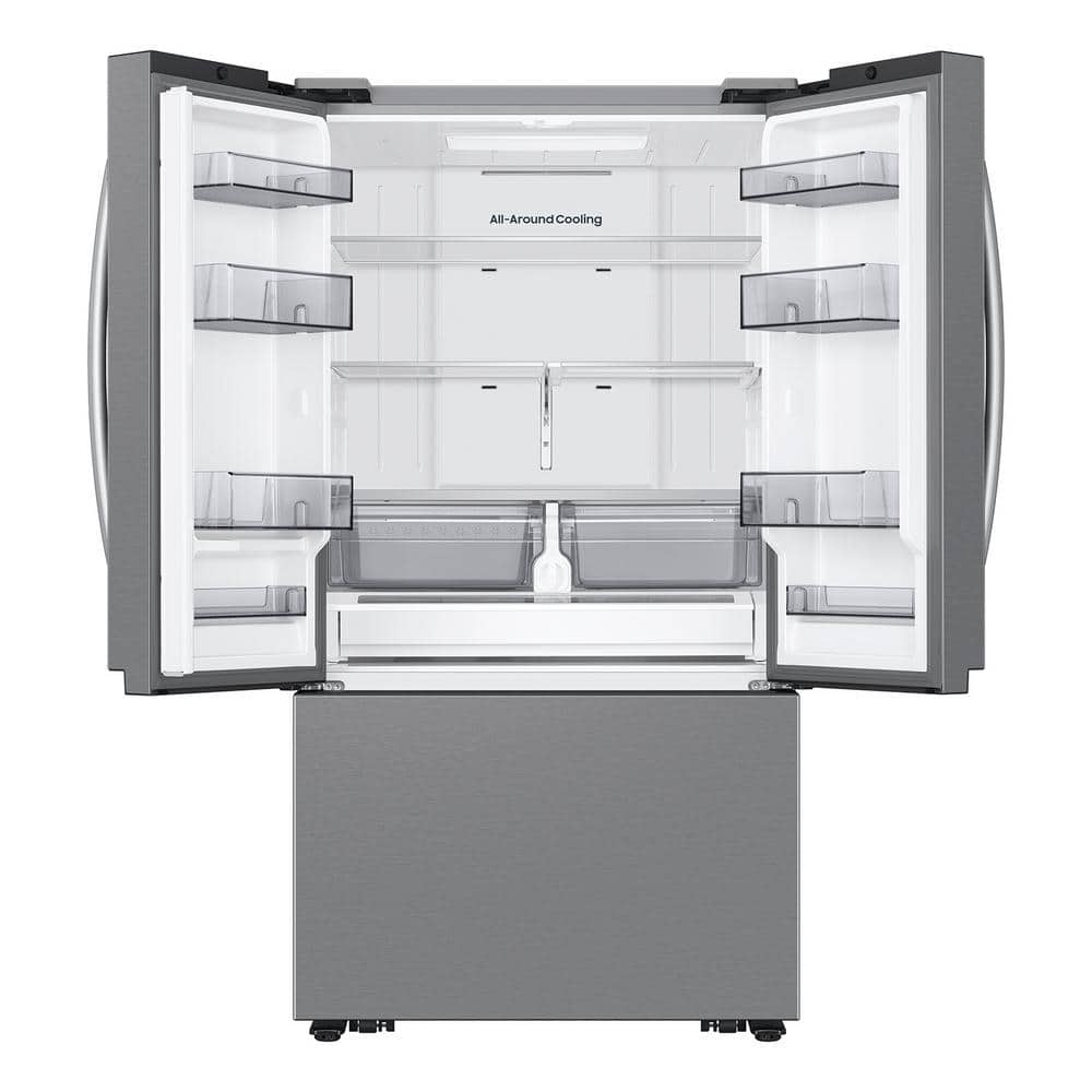 26.5 Cu Ft Stainless Steel Smart French Door Refrigerator with Ice Maker