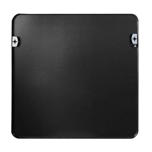 Ximuprmy Black 36 in. W x 36 in. H Small Square Framed Decorative