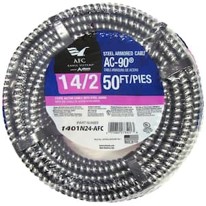 14/2 x 50 ft. BX/AC-90 Armored Electrical Cable