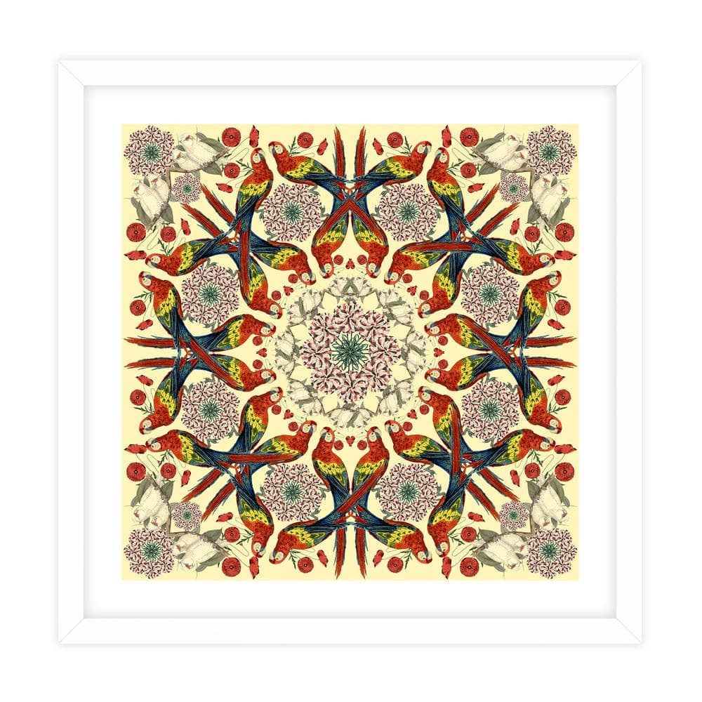 Nature Kaleidoscopes Framed Animal Art Print 34 in. x 34 in.