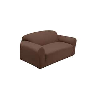 Cocoa Newport Loveseat Stretch Slipcover