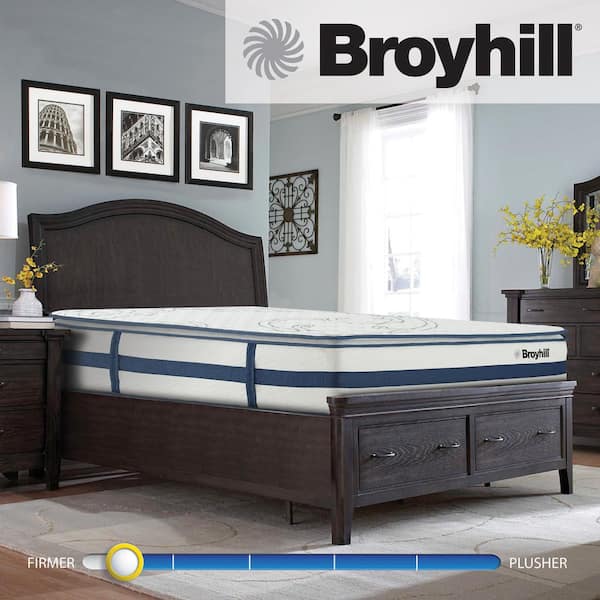 Broyhill Natural Spring Sapphire 13 in. Twin XL Gloster Euro Top Hybrid Mattress