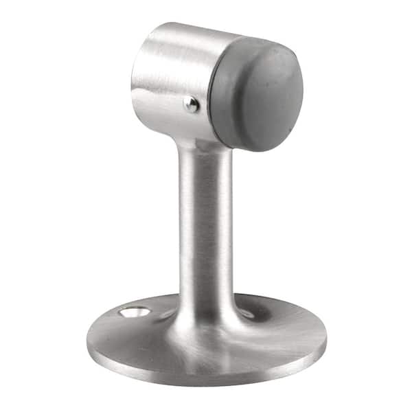Prime Line 3 1 4 In Floor Stop Cast Brass Chrome J 4547 The Home Depot - Wall Mounted Door Stop Home Depot