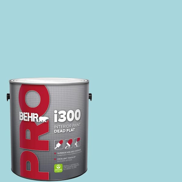 BEHR PRO 1 gal. #520C-3 Rapture Blue Dead Flat Interior Paint