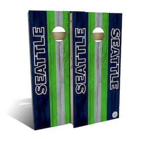 Seattle Football Cornhole Board Set (Includes 8 Bags)