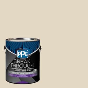 1 gal. PPG1085-2 Bone White Semi-Gloss Door, Trim & Cabinet Paint