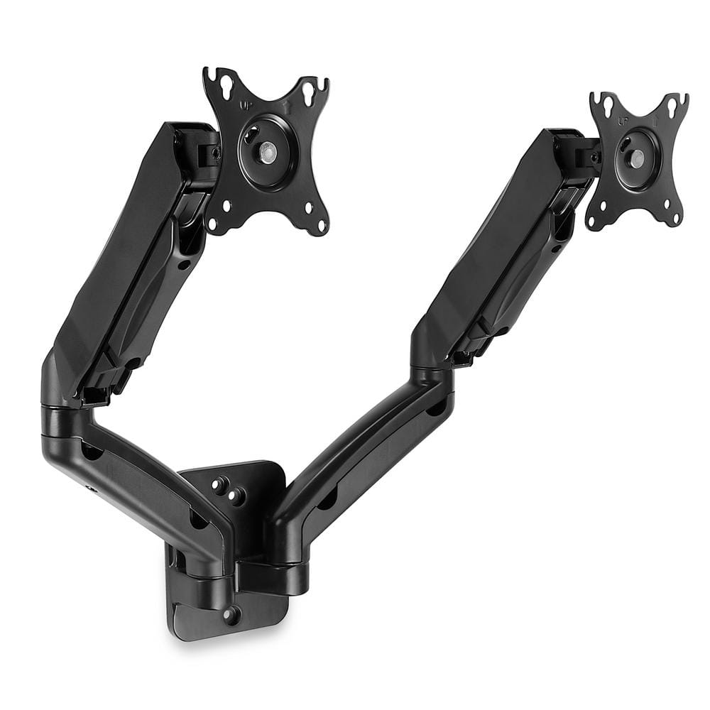 mount-it! Dual Arm Monitor Wall Mount for Monitors up to 27 in. MI-766 -  The Home Depot