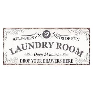 Laundry Room Collection Black 2 ft. x 5 ft. Laundry Room Runner Rug
