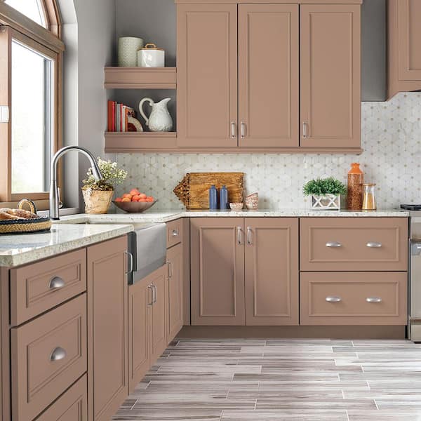 BEHR PREMIUM 1 gal. #S200-4 Chestnut Bisque Semi-Gloss Enamel