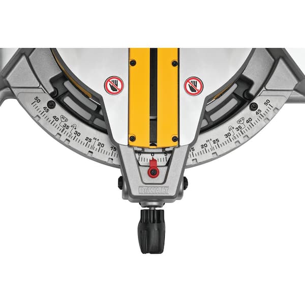 DEWALT - 15 Amp Corded 12 in. Single Bevel Compound Miter Saw with 500 lbs. Capacity Compact Miter Saw Stand
