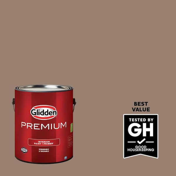 Glidden Premium 1 gal. PPG1076-5 Locomotion Flat Interior Latex Paint