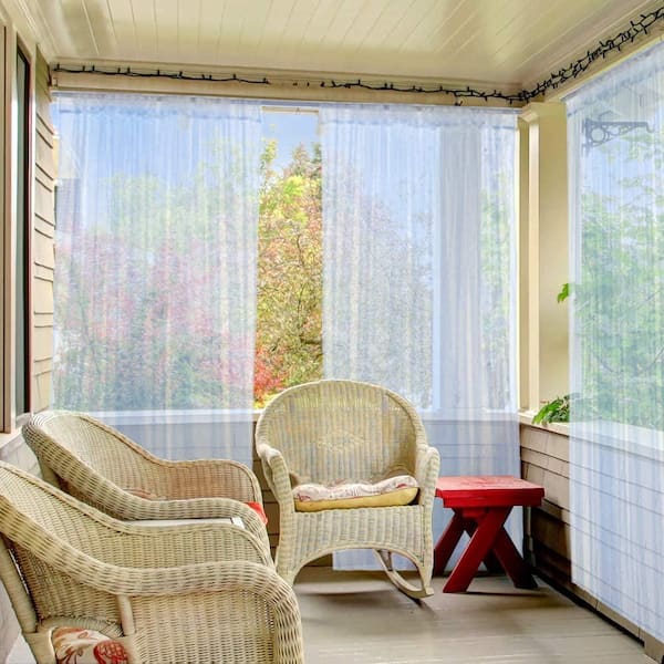 Outdoor Patio Canopy, Patio Window Net Curtains