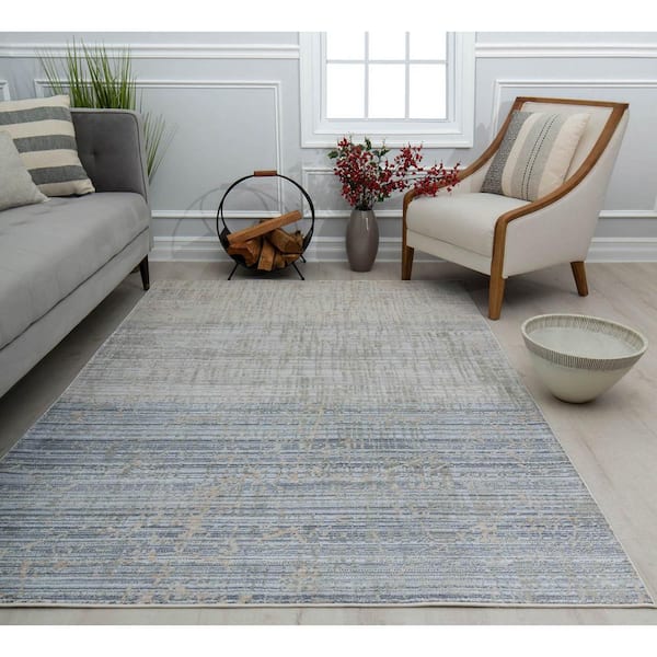 Home Queen Pet Friendly Area Rugs Grey - 2' x 3' 