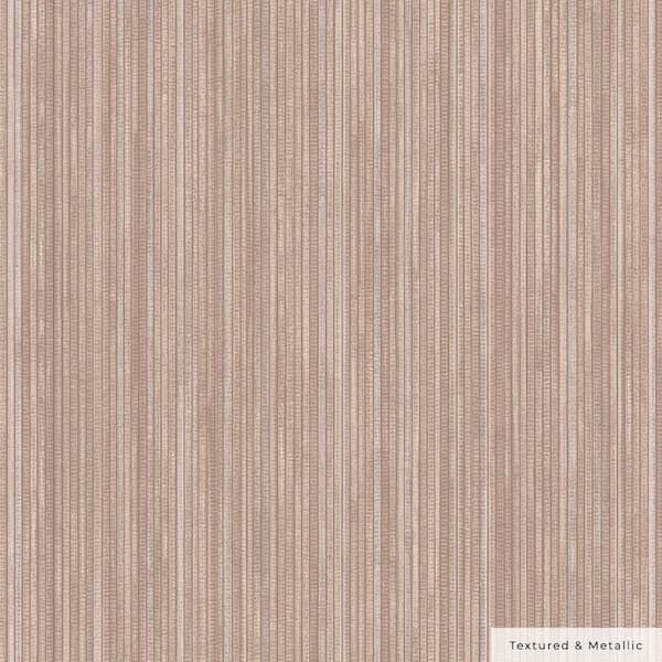Tempaper Metallic Neutral Faux Grasscloth Vinyl Peel and Stick Textured Wallpaper Roll (Covers 28 sq. ft.)