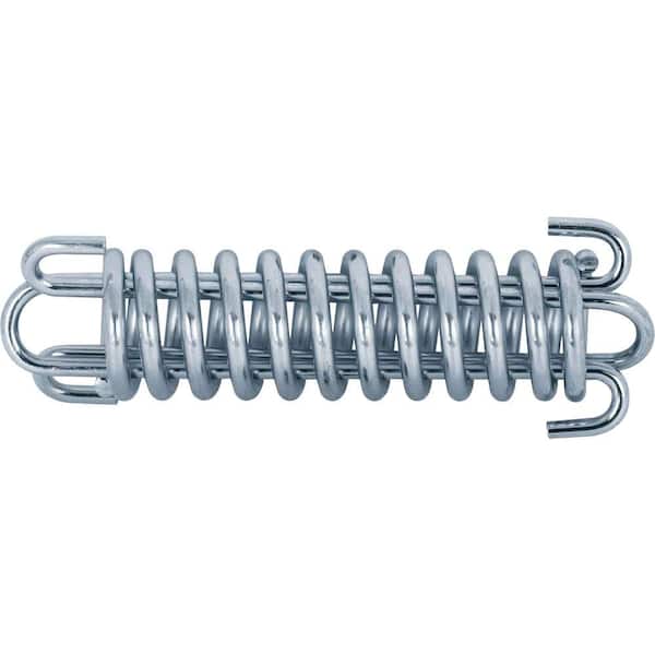 Everbilt Porch Spring, Spring Steel Construction, Nickel-Plated Finish, 0.227 GA x 1-9/16 in. x 7-3/4 in. (Single Pack)