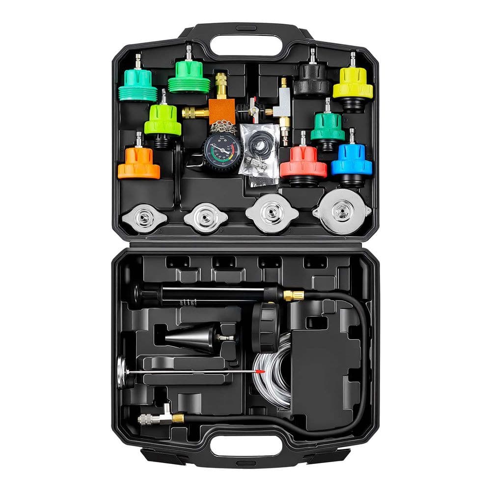 Coolant Pressure Tester Kit, 28Pcs Radiator Vacuum Refill Kit with 4 Adapters Universal Fit Pressure Pump & Purge Filler price history on PriceWatchPro