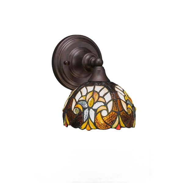 Unbranded Fulton 1-Light Bronze Wall Sconce