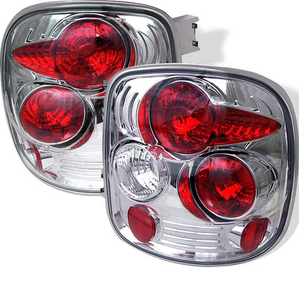 Spyder Auto Chevy Silverado Stepside 99-04 Euro Style Tail Lights - Chrome  5002112 - The Home Depot