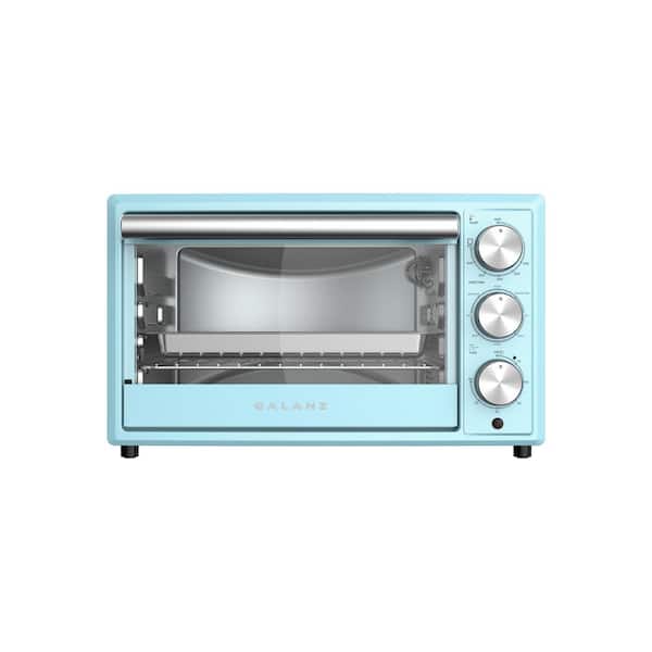 Galanz 1.1 cu. ft. Retro Countertop Microwave in Blue