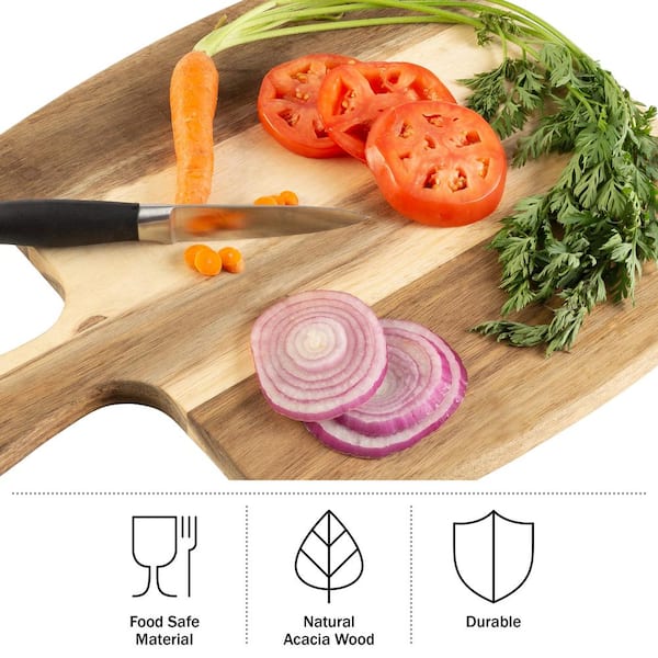 Acacia Professional Wood Cutting Board Wooden Meat Cutting Chopping Board  solid Large High-quality Home Things for The Kitchen