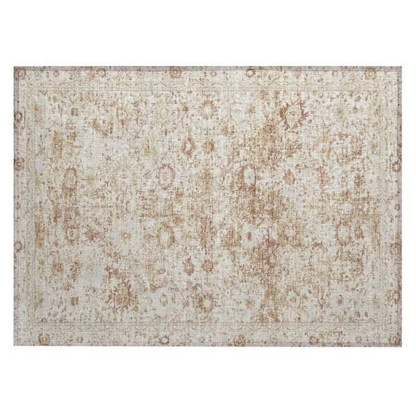 Chantille Machine Washable Indoor/Outdoor Abstract ACN3175 Cream 2 ft. x 3 ft. Accent Rug