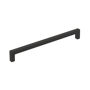 Monument 8-13/16 in. (224 mm) Matte Black Cabinet Drawer Pull