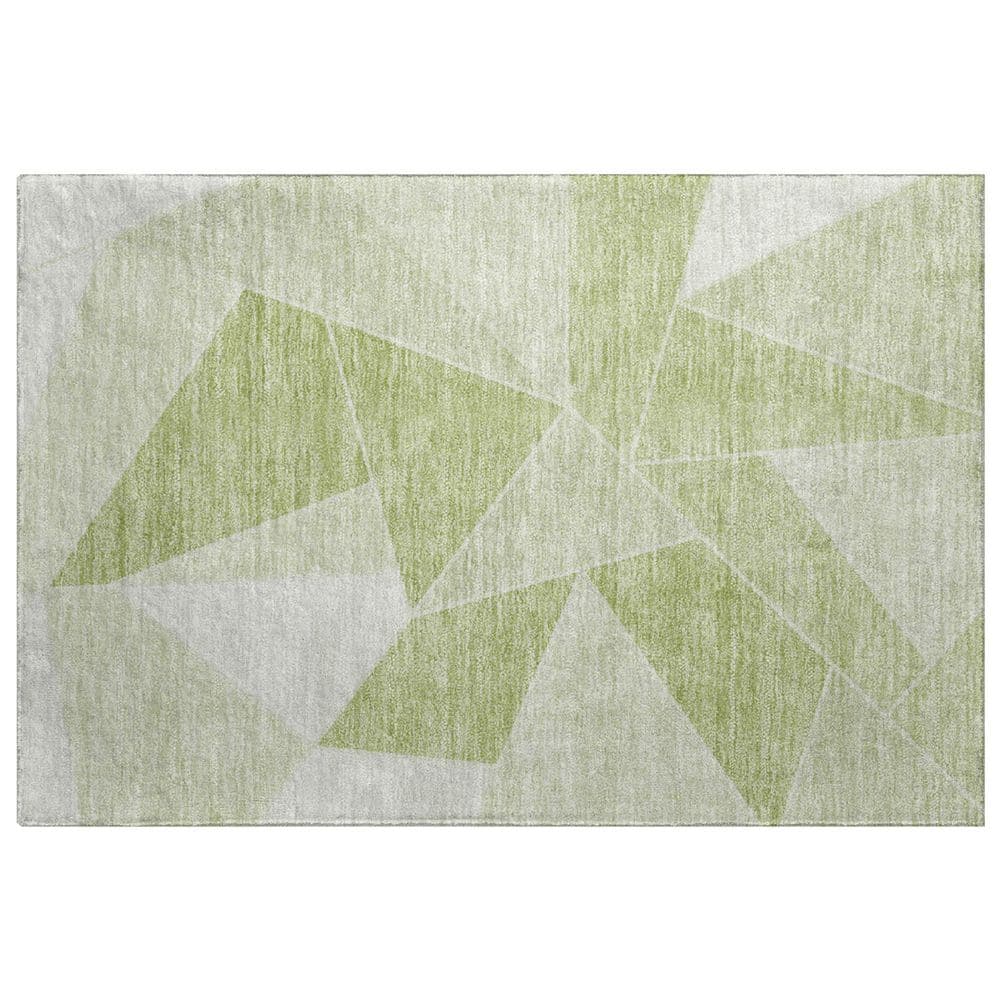 Dream Shag Premium Machine Washable Abstract ADS636 Aloe 3 ft. x 4 ft. Area Rug price history on PriceWatchPro
