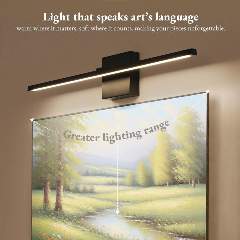 Minimalist 27.6 in. 1-Light Black LED Vanity Light Bar price history on PriceWatchPro