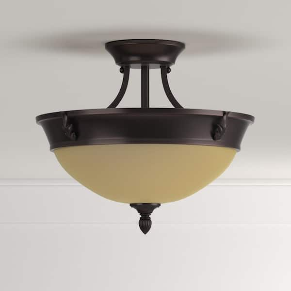 hampton bay carina semi flush mount