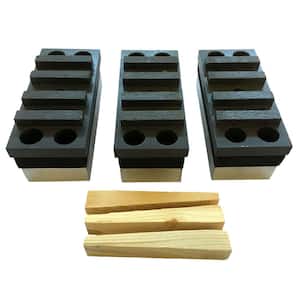Diamond Grinding Blocks for Husqvarna/Diamond Product Floor Grinders, 2 in. Width, 30/40 Grit, 3-Pieces