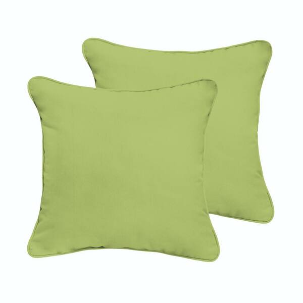 apple green pillows
