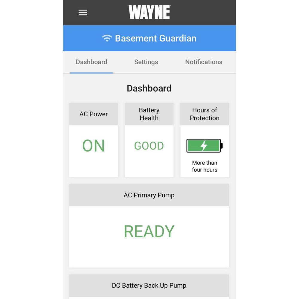 Wayne 1/2 HP Cast Iron Wi-Fi Connected Sump Pump