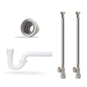 Master Kit Push Fit Bathroom Faucet Installation Kit - Straight