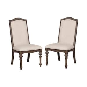 Willadeene Natural Tone Upholstered Dining Side Chair (Set of 2)