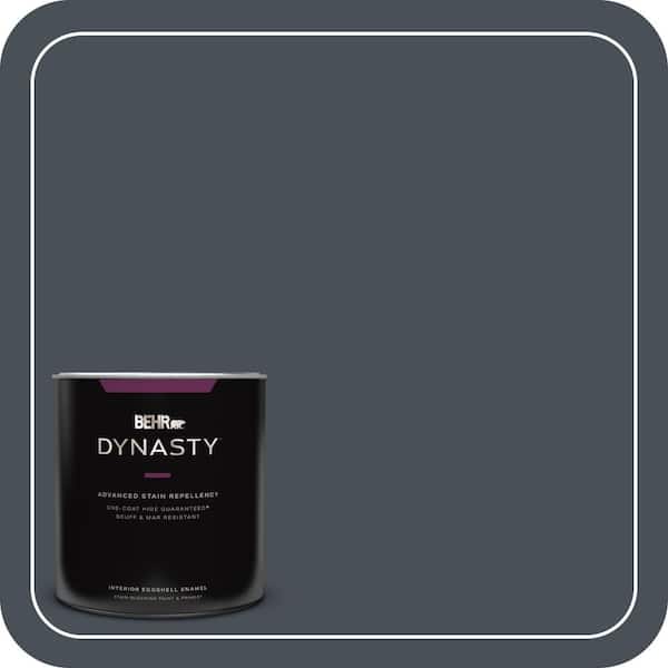 BEHR DYNASTY 1 qt. #T15-2 Seared Gray Eggshell Enamel Interior Stain-Blocking Paint and Primer