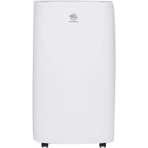 10,000 BTU Portable Air Conditioner Cools 600 Sq. Ft. with Heater in White
