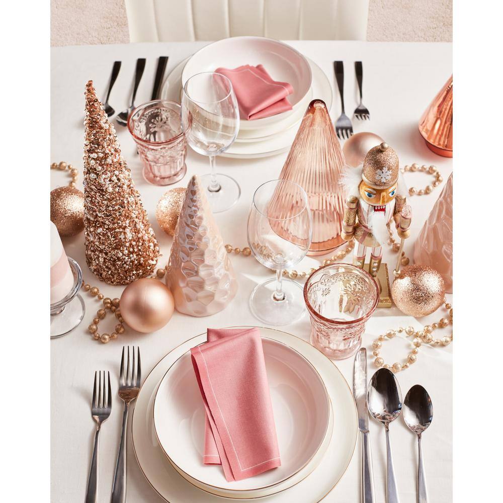 Gabrielle 24-Piece White and Gold Bone China Dinnerware Set